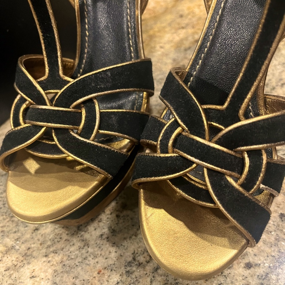YSL Tribute authentic platform heels. Size 37 $175